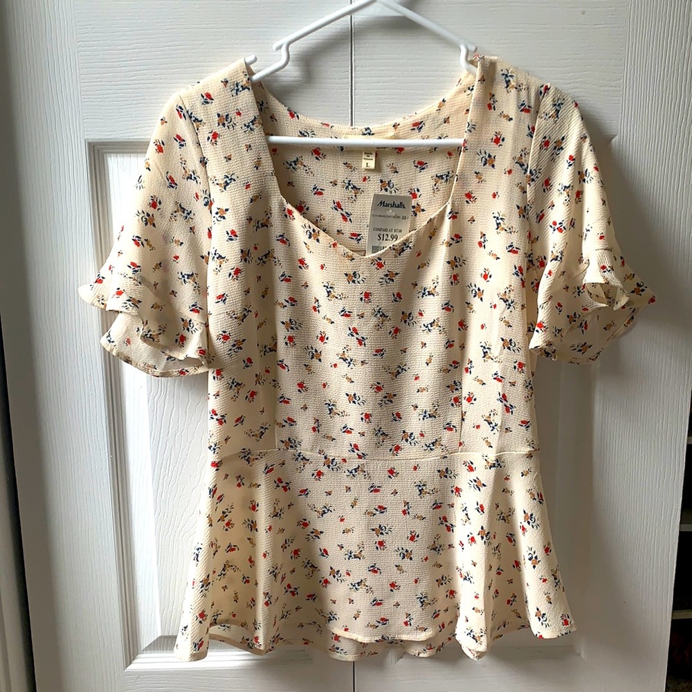 Large Monteau floral top